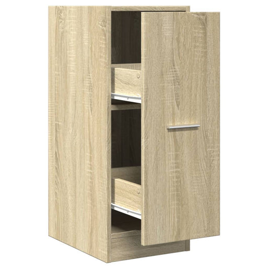 Apothecary Cabinet Sonoma Oak 30x41x77,5 cm Engineered Wood