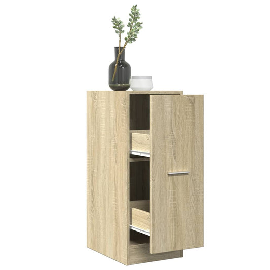Apothecary Cabinet Sonoma Oak 30x41x77,5 cm Engineered Wood