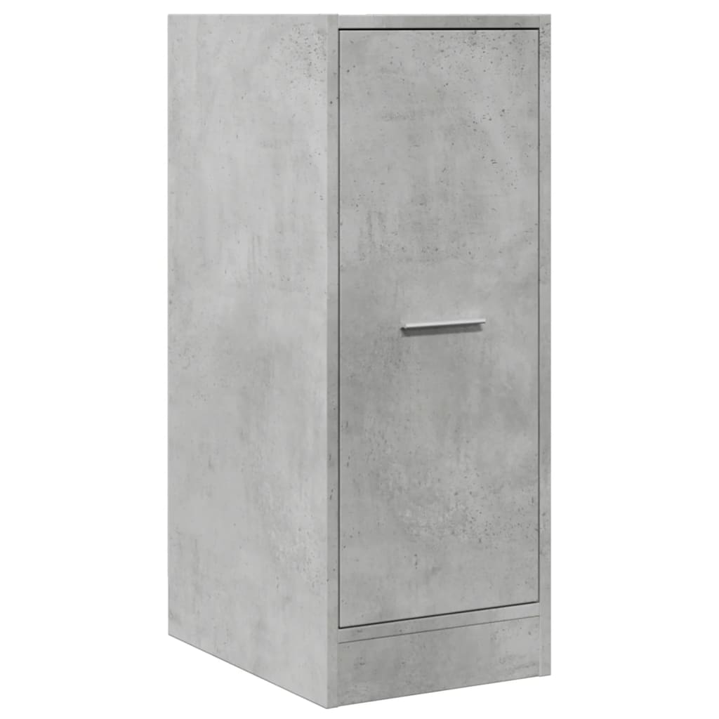 Apothecary Cabinet Concrete Grey 30x41x77,5 cm Engineered Wood
