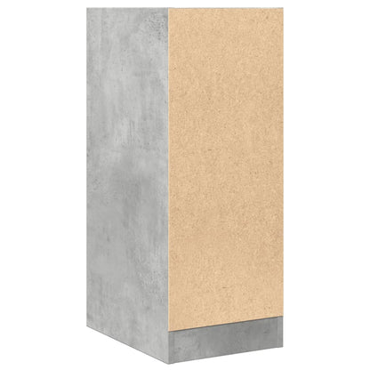 Apothecary Cabinet Concrete Grey 30x41x77,5 cm Engineered Wood