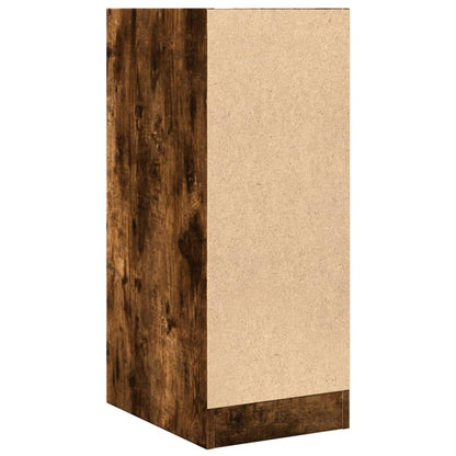 Apothecary Cabinet Smoked Oak 30x41x77,5 cm Engineered Wood