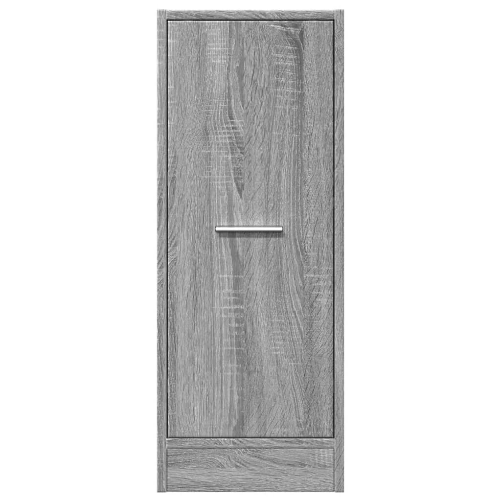 Apothecary Cabinet Grey Sonoma 30x41x77,5 cm Engineered Wood