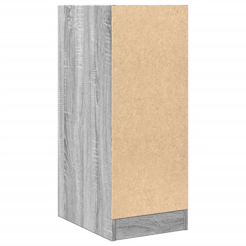 Apothecary Cabinet Grey Sonoma 30x41x77,5 cm Engineered Wood