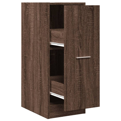 Apothecary Cabinet Brown Oak 30x41x77,5 cm Engineered Wood