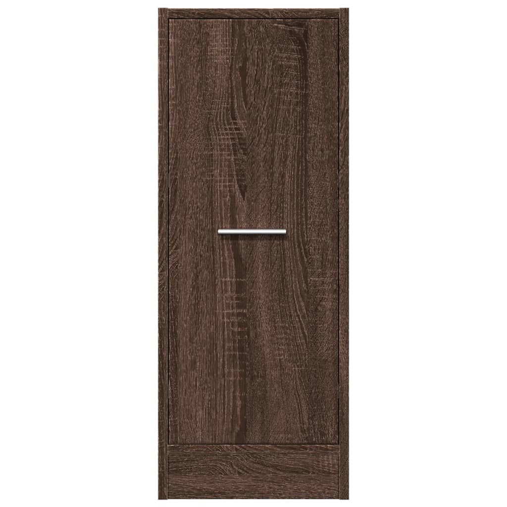Apothecary Cabinet Brown Oak 30x41x77,5 cm Engineered Wood
