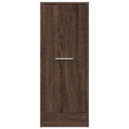 Apothecary Cabinet Brown Oak 30x41x77,5 cm Engineered Wood