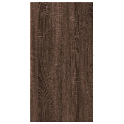 Apothecary Cabinet Brown Oak 30x41x77,5 cm Engineered Wood