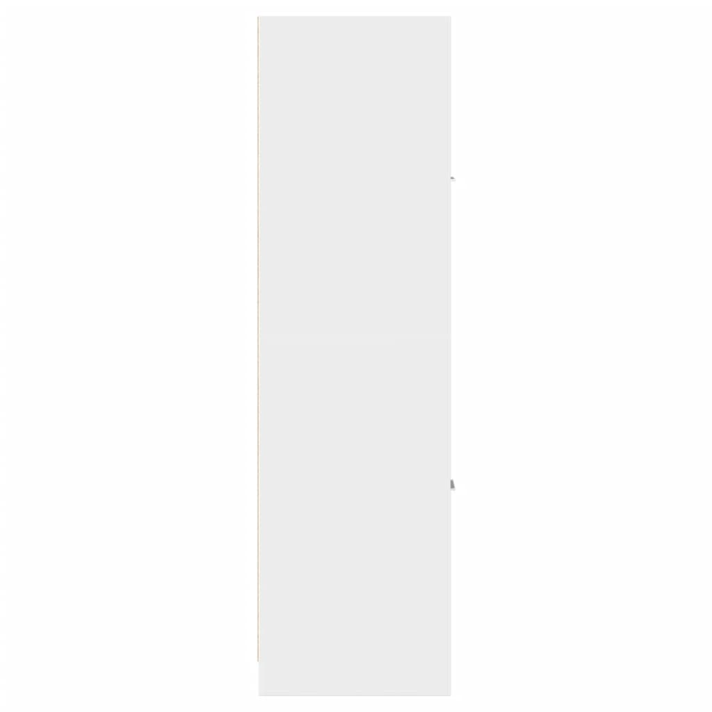 Apothecary Cabinet White 30x41x144,5 cm Engineered Wood
