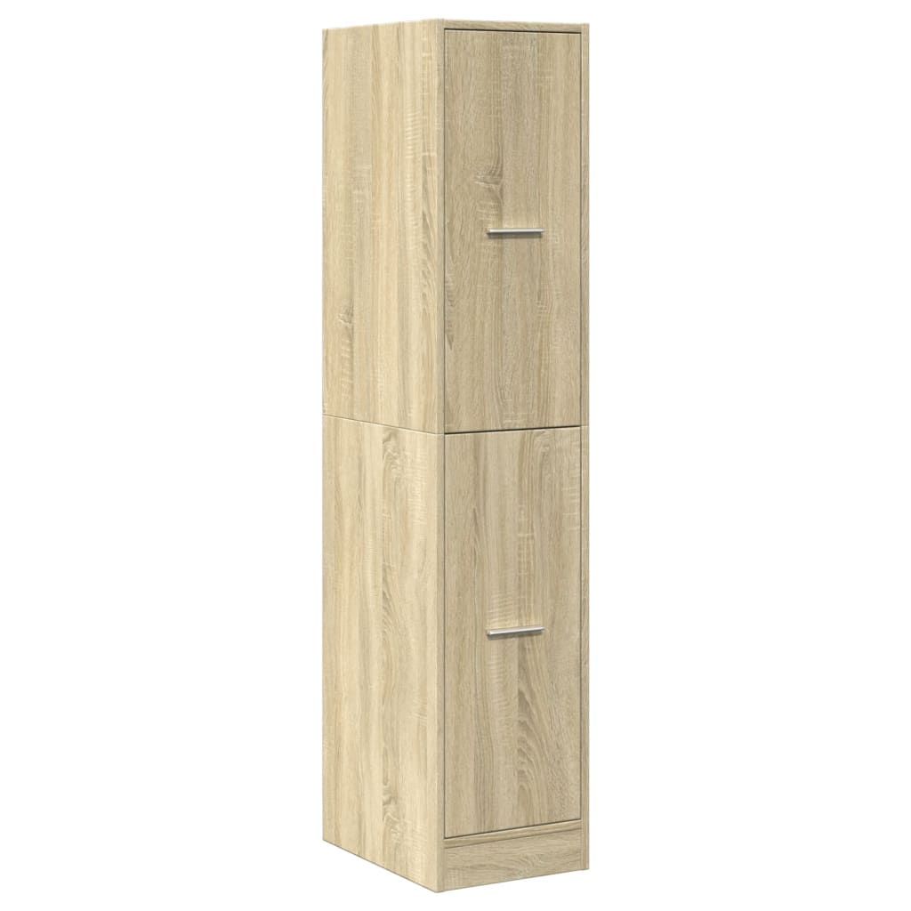 Apothecary Cabinet Sonoma Oak 30x41x144,5 cm Engineered Wood