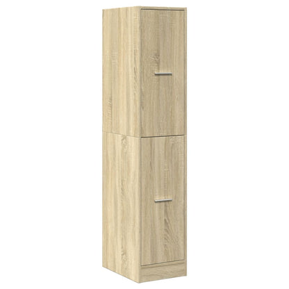 Apothecary Cabinet Sonoma Oak 30x41x144,5 cm Engineered Wood