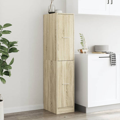 Apothecary Cabinet Sonoma Oak 30x41x144,5 cm Engineered Wood