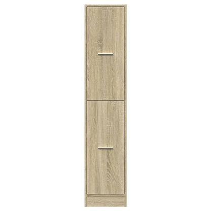 Apothecary Cabinet Sonoma Oak 30x41x144,5 cm Engineered Wood
