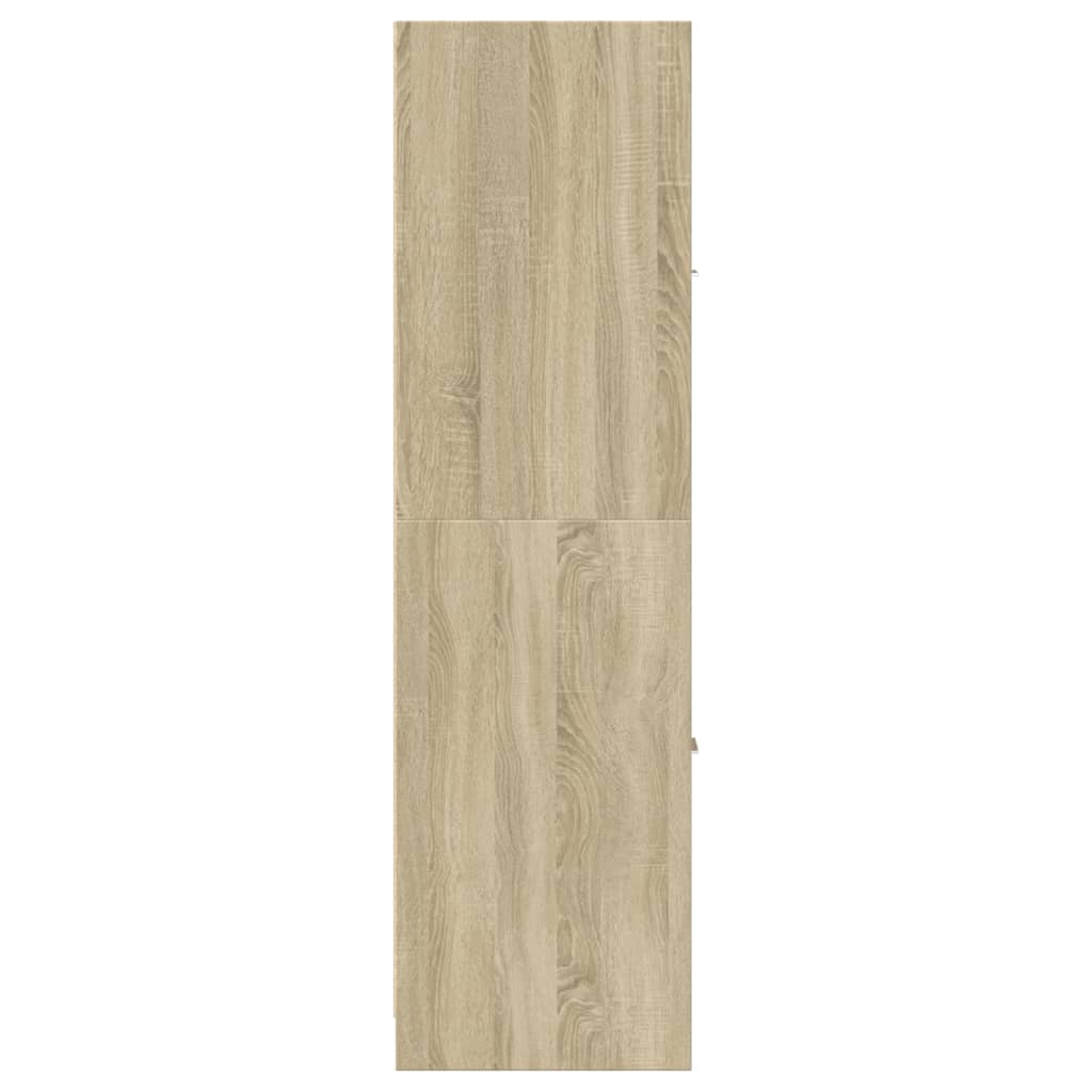 Apothecary Cabinet Sonoma Oak 30x41x144,5 cm Engineered Wood