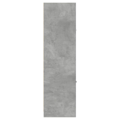 Apothecary Cabinet Concrete Grey 30x41x144,5 cm Engineered Wood