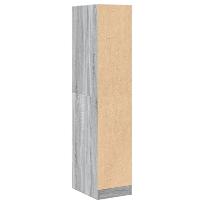 Apothecary Cabinet Grey Sonoma 30x41x144,5 cm Engineered Wood