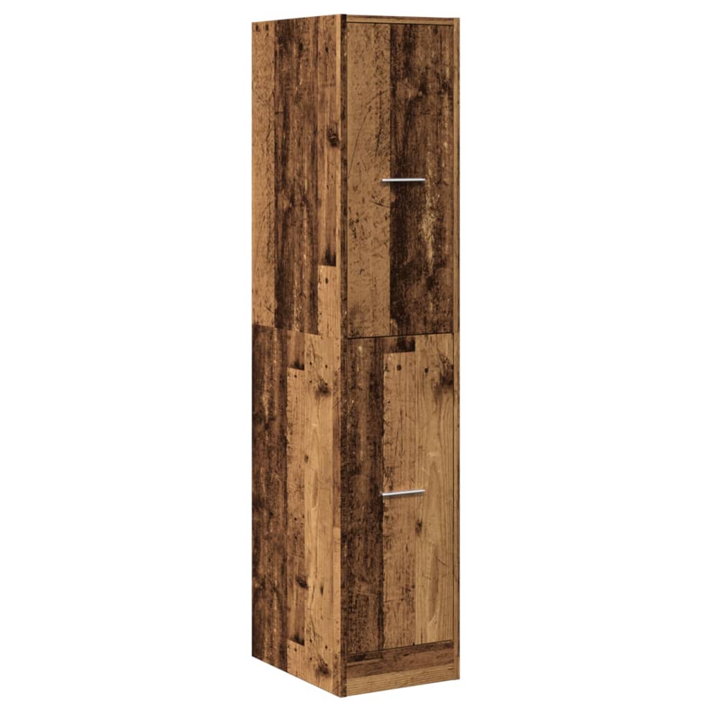 Apothecary Cabinet Old Wood 30x41x144,5 cm Engineered Wood