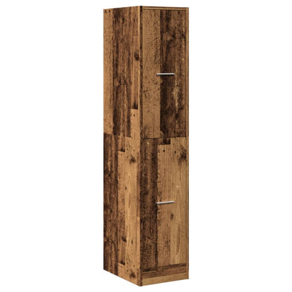 Apothecary Cabinet Old Wood 30x41x144,5 cm Engineered Wood