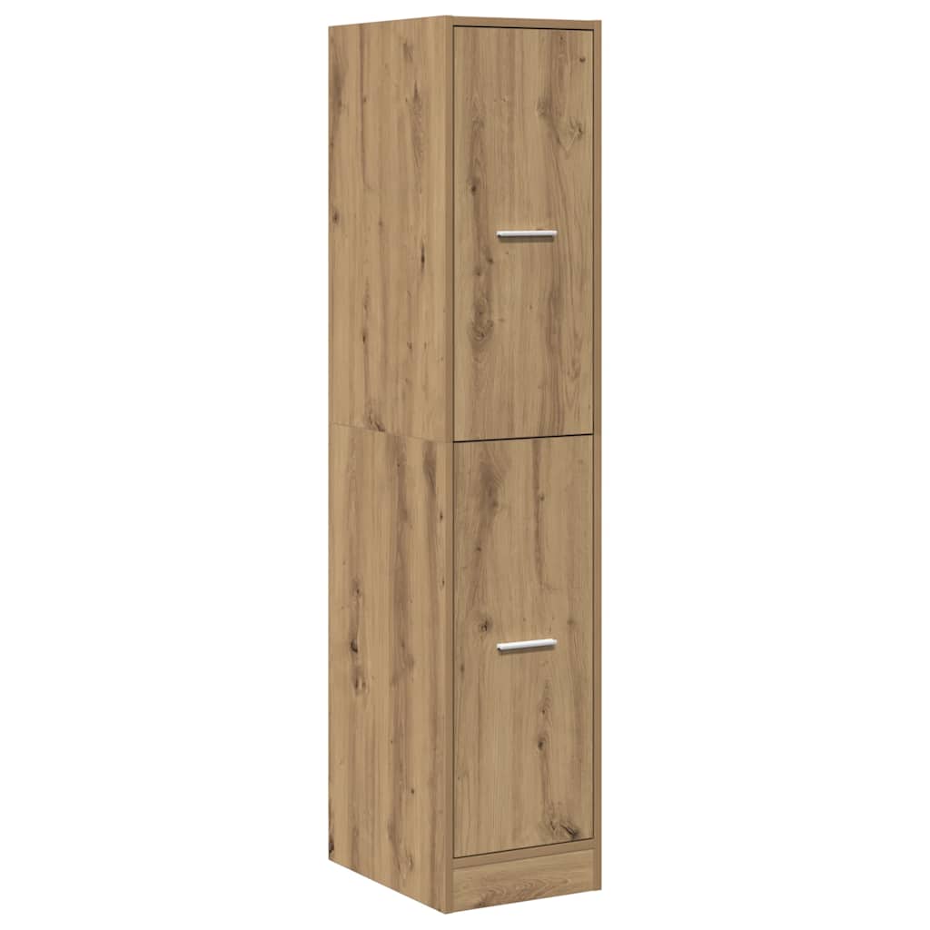 Apothecary Cabinet Artisian Oak 30x41x144,5 cm Engineered Wood