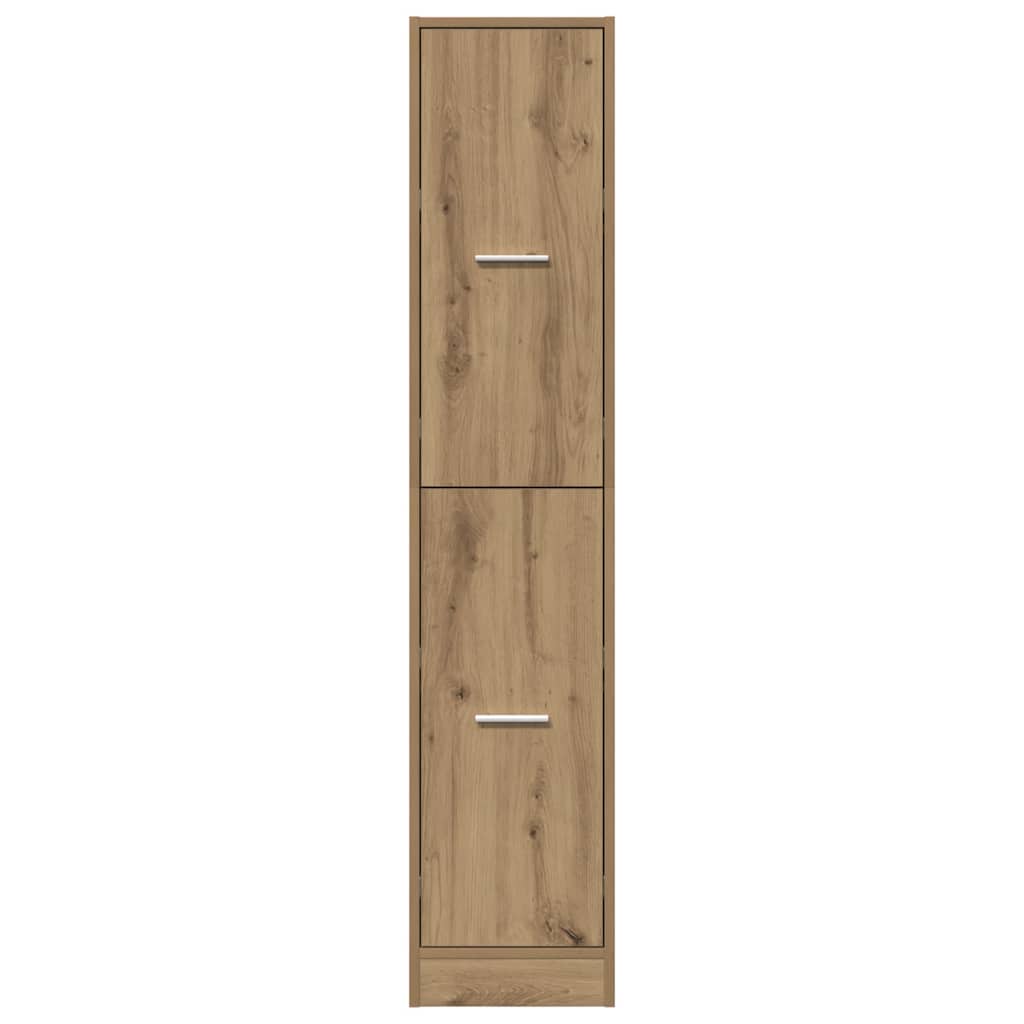 Apothecary Cabinet Artisian Oak 30x41x144,5 cm Engineered Wood