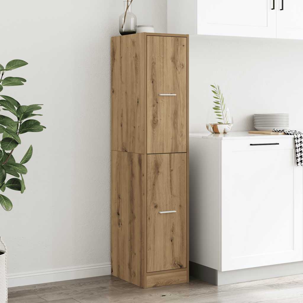 Apothecary Cabinet Artisian Oak 30x41x144,5 cm Engineered Wood