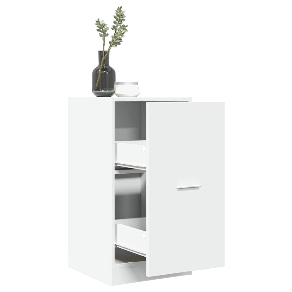Apothecary Cabinet White 40x41x77,5 cm Engineered Wood