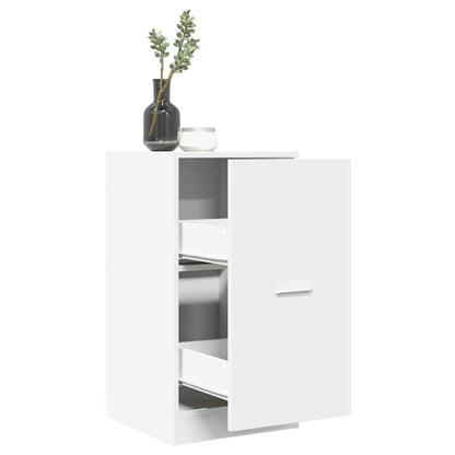 Apothecary Cabinet White 40x41x77,5 cm Engineered Wood
