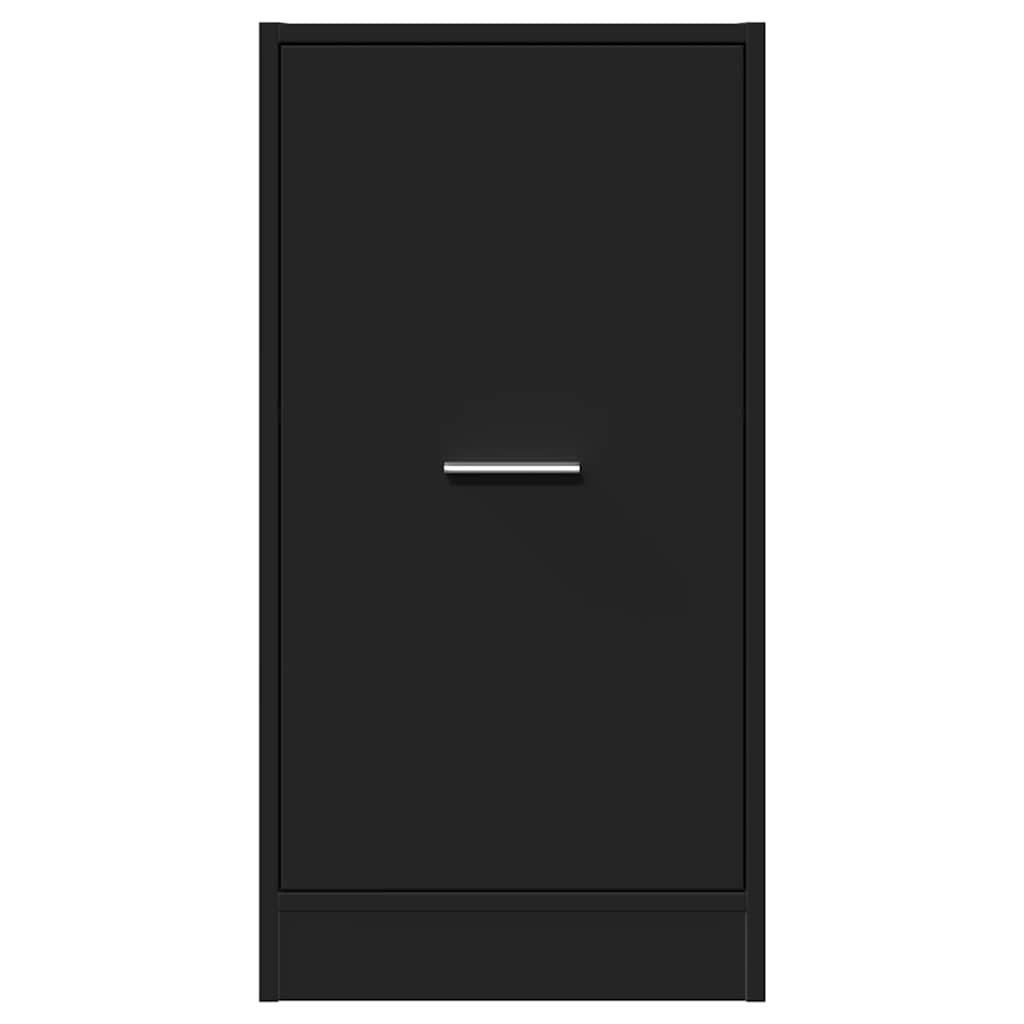 Apothecary Cabinet Black 40x41x77,5 cm Engineered Wood