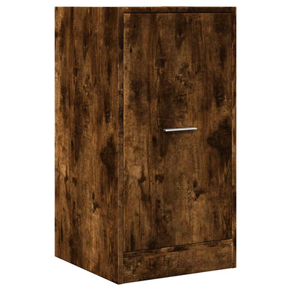 Apothecary Cabinet Smoked Oak 40x41x77,5 cm Engineered Wood