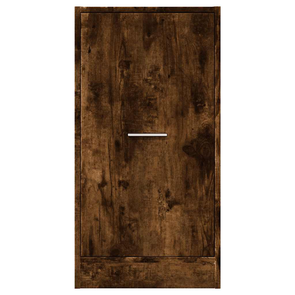 Apothecary Cabinet Smoked Oak 40x41x77,5 cm Engineered Wood