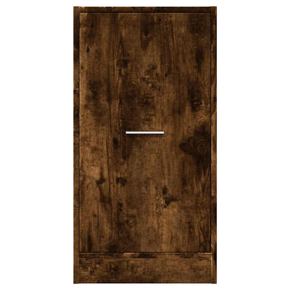 Apothecary Cabinet Smoked Oak 40x41x77,5 cm Engineered Wood