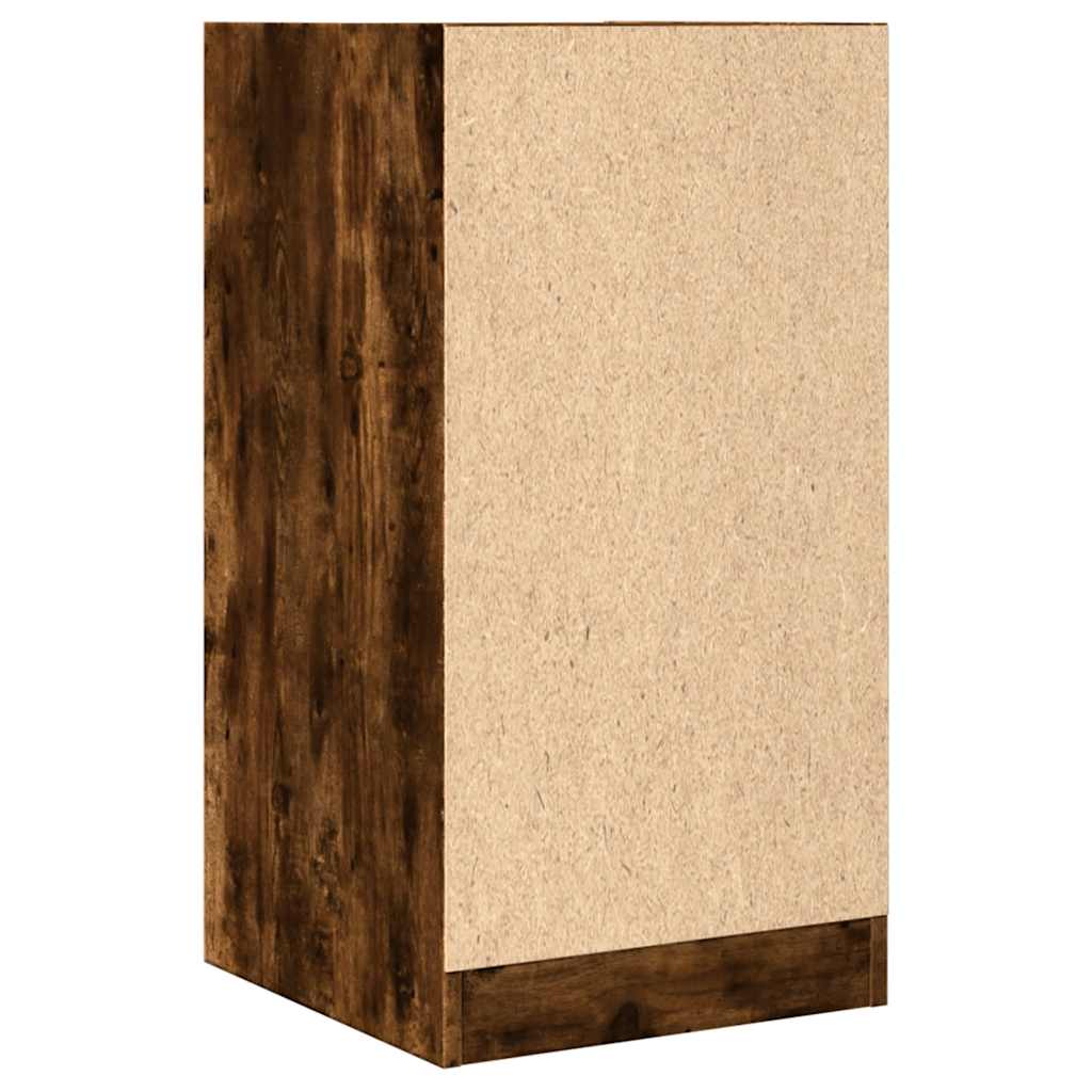 Apothecary Cabinet Smoked Oak 40x41x77,5 cm Engineered Wood