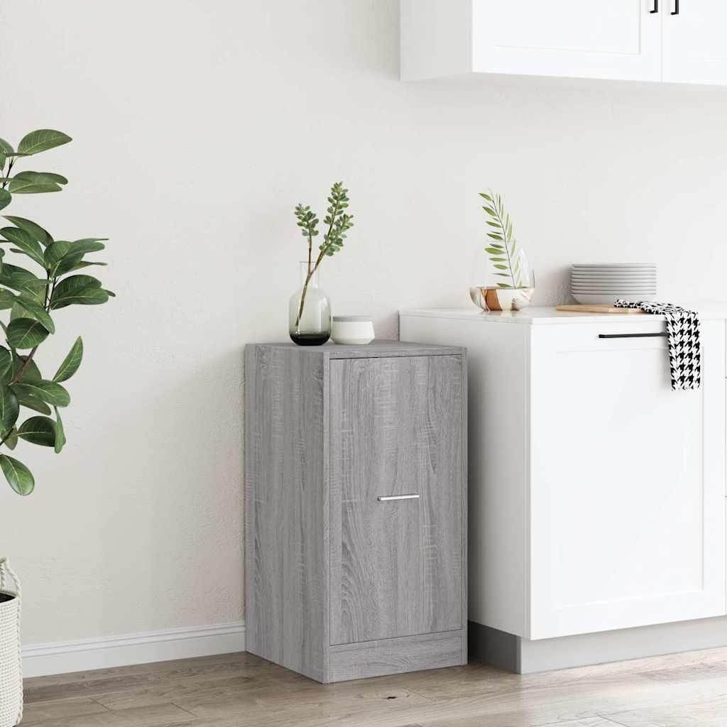 Apothecary Cabinet Grey Sonoma 40x41x77,5 cm Engineered Wood