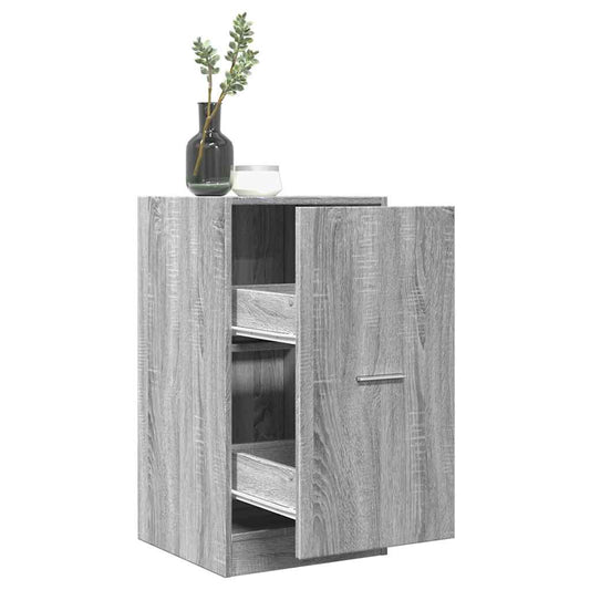 Apothecary Cabinet Grey Sonoma 40x41x77,5 cm Engineered Wood