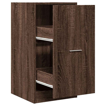 Apothecary Cabinet Brown Oak 40x41x77,5 cm Engineered Wood