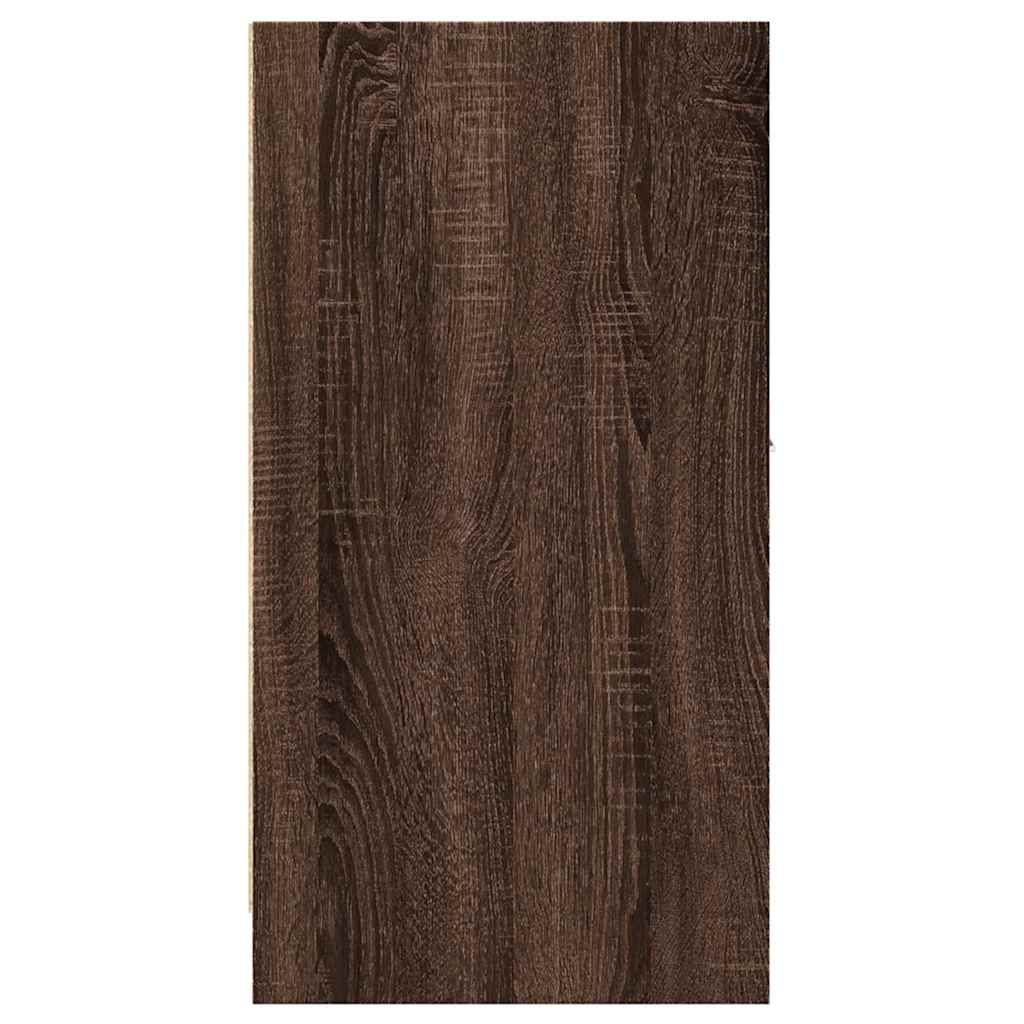 Apothecary Cabinet Brown Oak 40x41x77,5 cm Engineered Wood