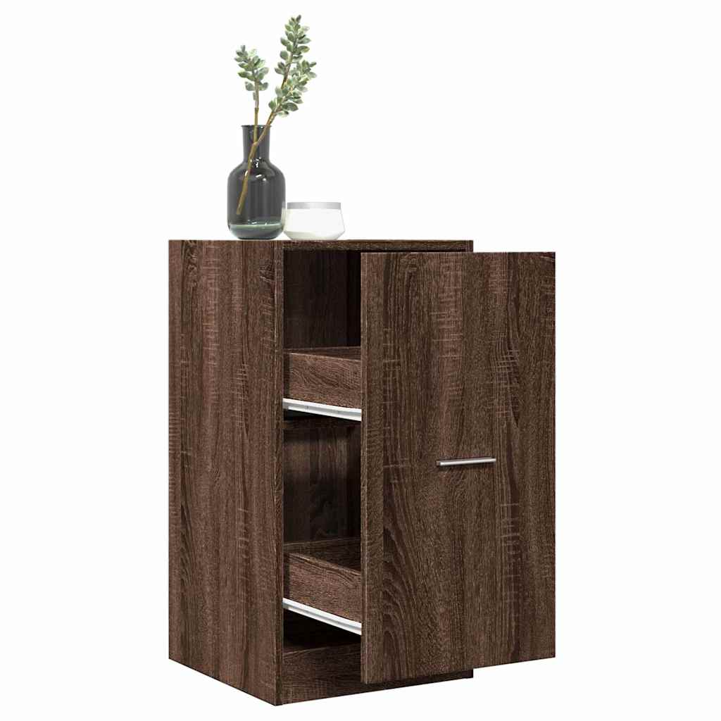 Apothecary Cabinet Brown Oak 40x41x77,5 cm Engineered Wood