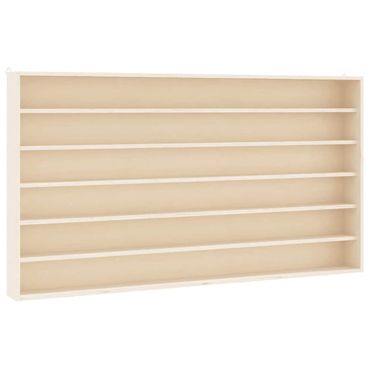 Wooden Collector's Display Case with 6 Shelves 100x9x55 cm