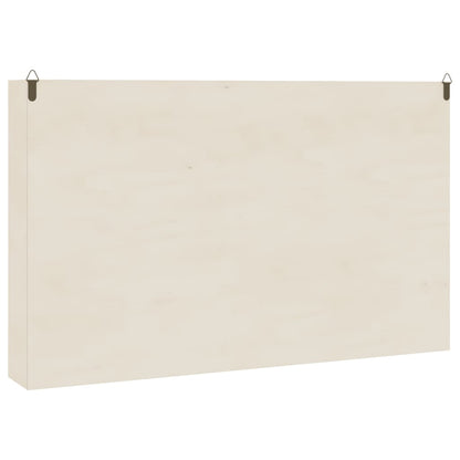 Wooden Collector's Display Case with Doors 60x8.5x37cm