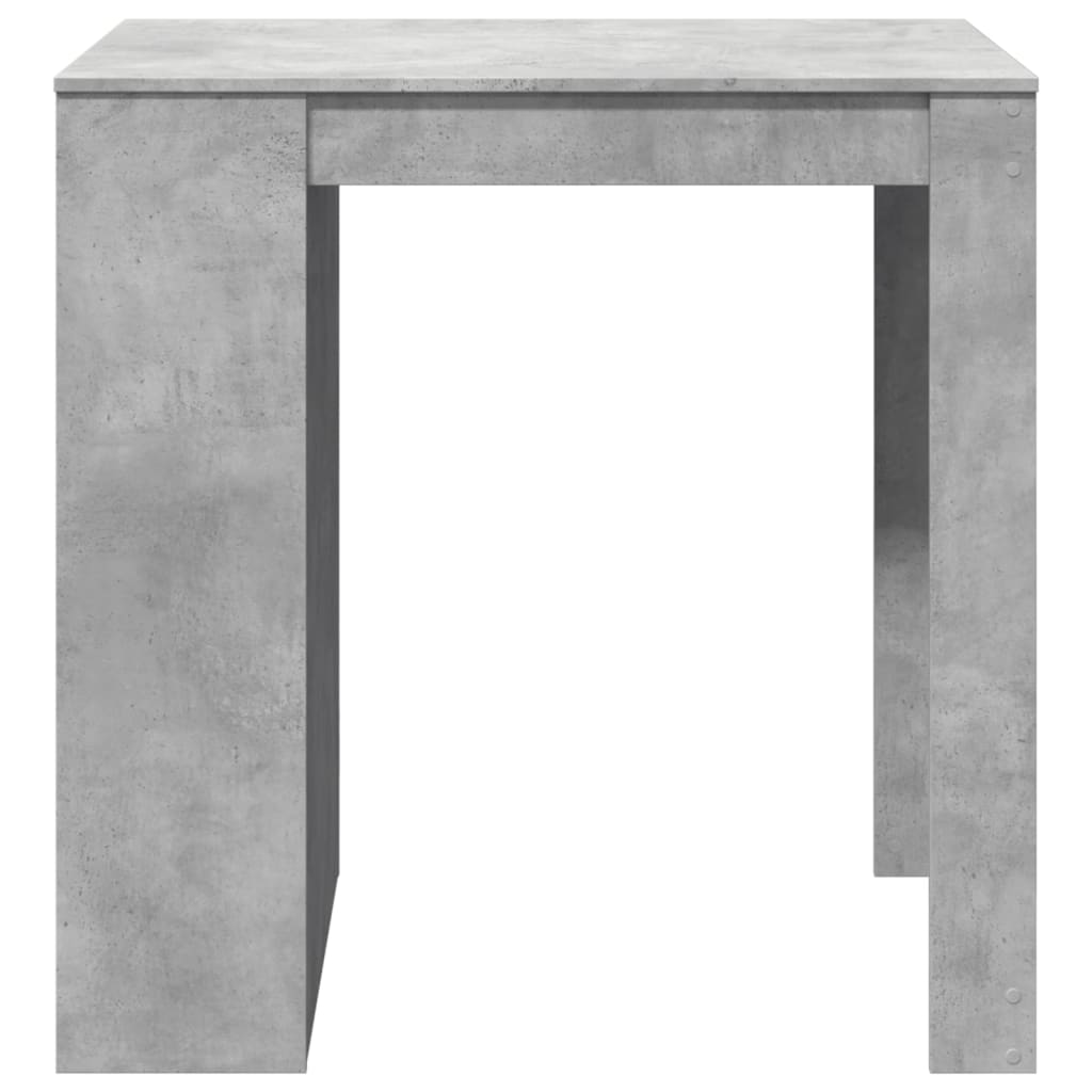 Bar Table Concrete Grey 102x70x103.5 cm Engineered Wood