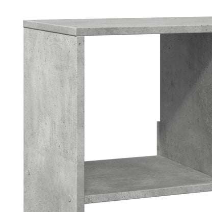Bookcase Concrete Grey 100x33x125,5 cm Engineered Wood