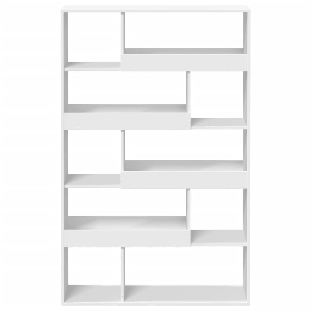 Bookcase White 100x33x156,5 cm Engineered Wood