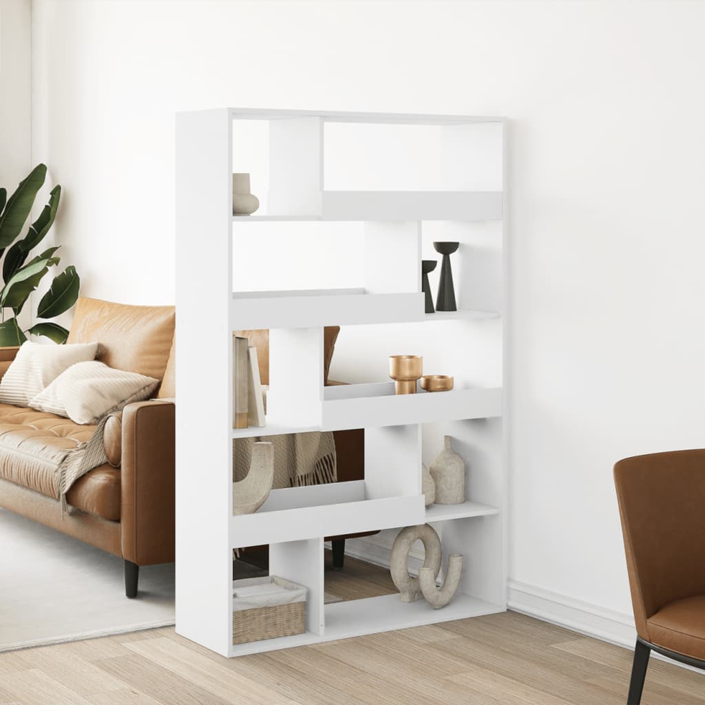 Bookcase White 100x33x156,5 cm Engineered Wood