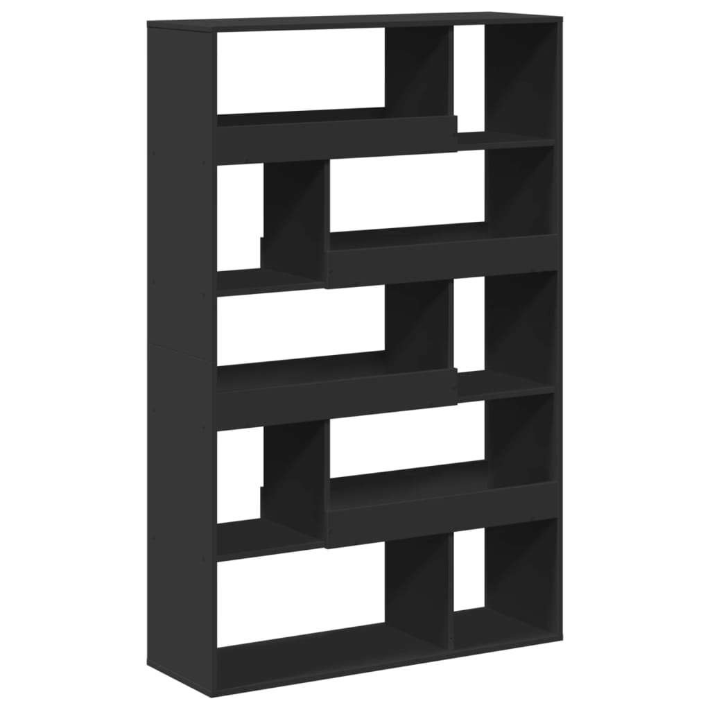 Bookcase Black 100x33x156,5 cm Engineered Wood