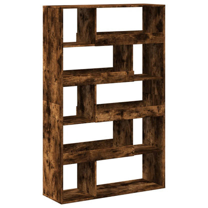 Bookcase Smoked Oak100x33x156,5 cm Engineered Wood