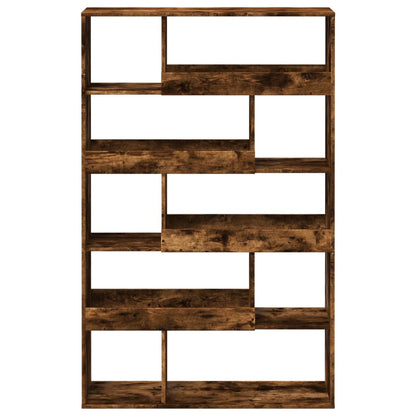 Bookcase Smoked Oak100x33x156,5 cm Engineered Wood