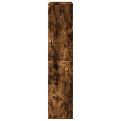 Bookcase Smoked Oak100x33x156,5 cm Engineered Wood