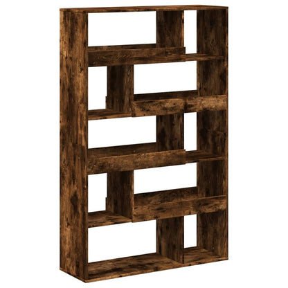 Bookcase Smoked Oak100x33x156,5 cm Engineered Wood