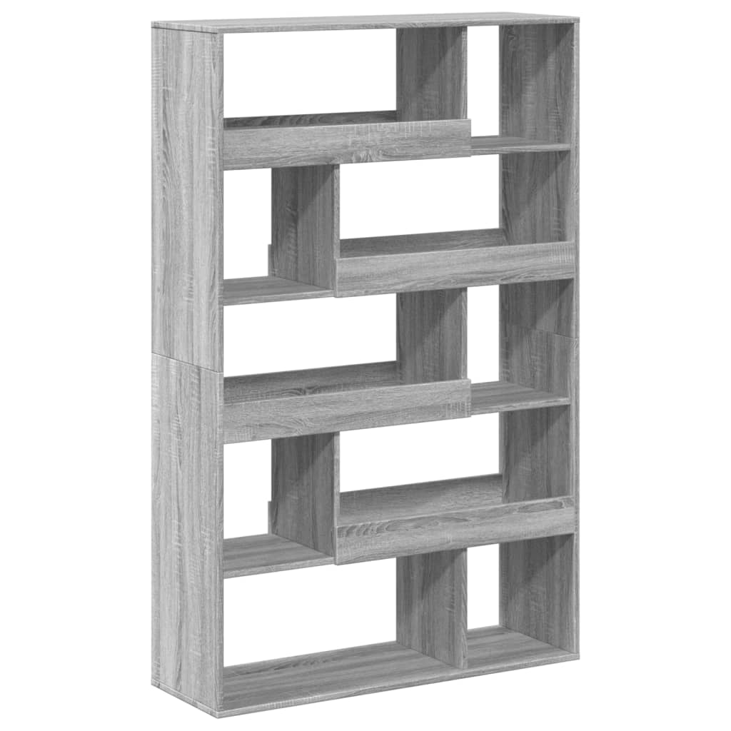 Bookcase Grey Sonoma 100x33x156.5 cm Engineered Wood