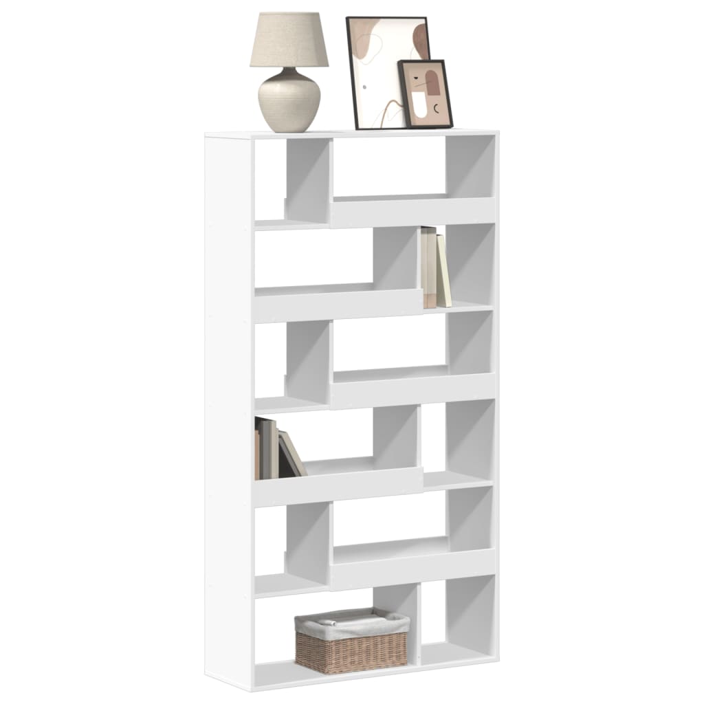 Bookcase White 100x33x187,5 cm Engineered Wood