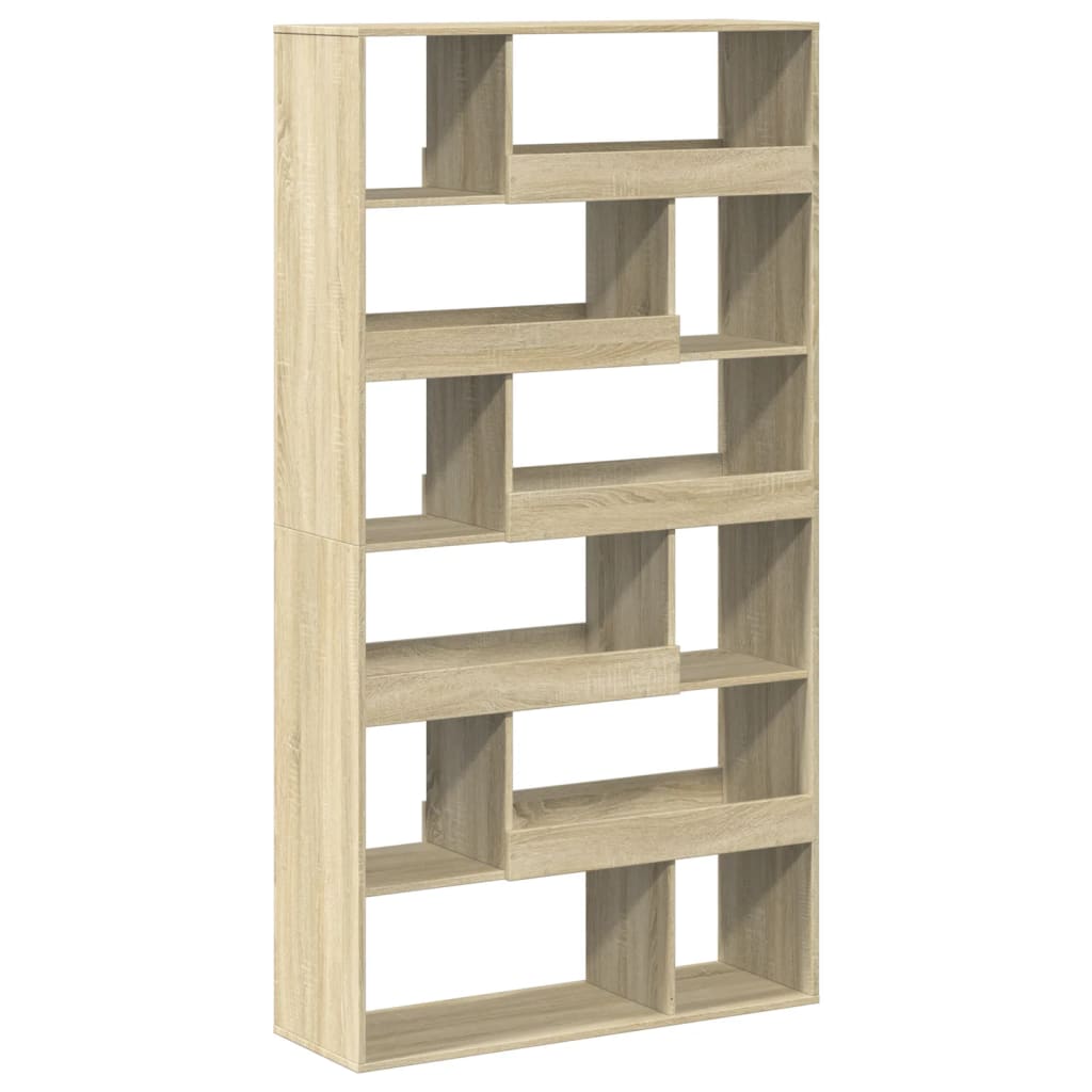Bookcase Sonoma Oak 100x33x187,5 cm Engineered Wood